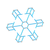All White Ice Crystals and Stars