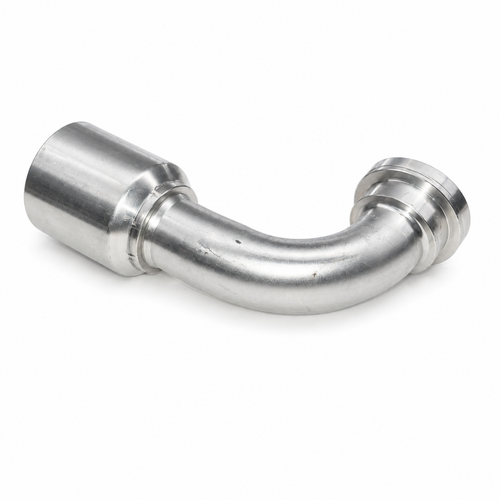 3/4" Hose X 3/4" PH90 Code 62 Flange, BW2312-12PH90 45° Hydraulic Crimp Fitting, W-Series