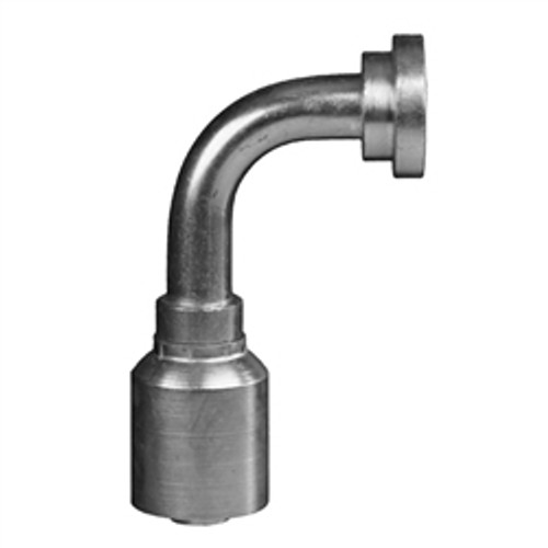 1.1/2" Hose X 1.1/2" PH90 Code 62 Flange, BW2324-24PH90 45° Hydraulic Crimp Fitting, W-Series