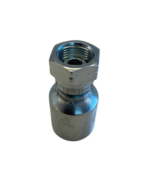 3/8" Hose X 1/4" BSPXF Female BSP Straight BW2306-04BSPXF Hydraulic Crimp Fitting, W-Series