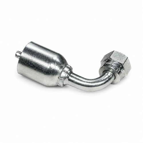 1.1/2" Hose X 1.1/2" BSPXF Female BSP 90 Degree, BW2324-24BSPXF90 Hydraulic Crimp Fitting, W-Series