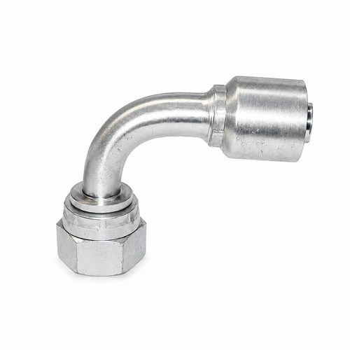 1/2" Hose X 5/8" Female JIC 90 Degree, BW2306-08FJ90 Hydraulic Crimp Fitting, W-Series