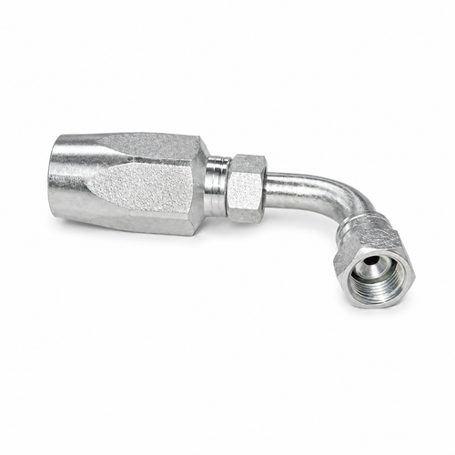 1/4" Hose X 1/4" 90 Degree Female JIC Reusable Hose Fitting