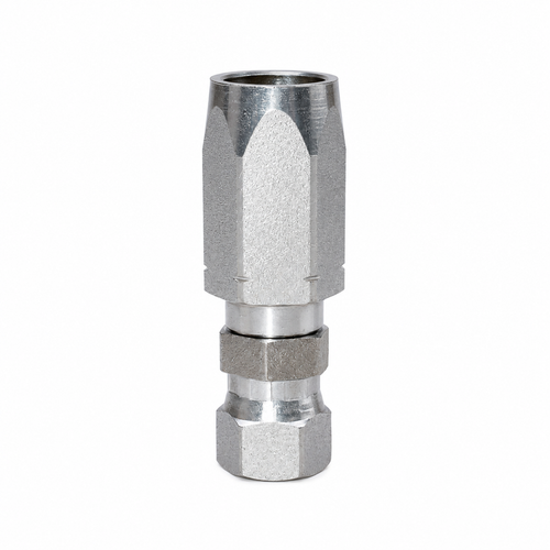 1/4" Hose x 1/4" Female JIC R7 Reusable Hydraulic Hose Fitting