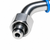1/4" Hose X 3/4 DLF 90 Deg M 12 x 1.5 DKO-L Female, (24 Cone/O-Ring) BW2304-12DLF90Hydraulic Crimp Fitting, W-Series