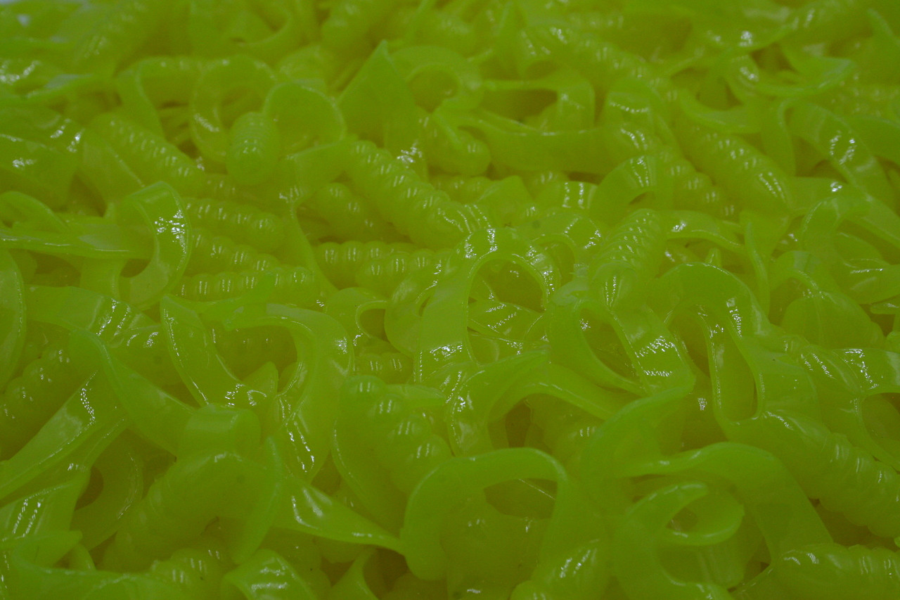 Mammie 2 Nere Twin Tail Twister Grubs - Esche Morbide Per Pesca A Basso, Crappie, Walleye - Killer Jigs