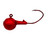 Painted Round Head Jigs with Red Sickle Hooks Painted Round Head Jigs with Red Sickle Hooks