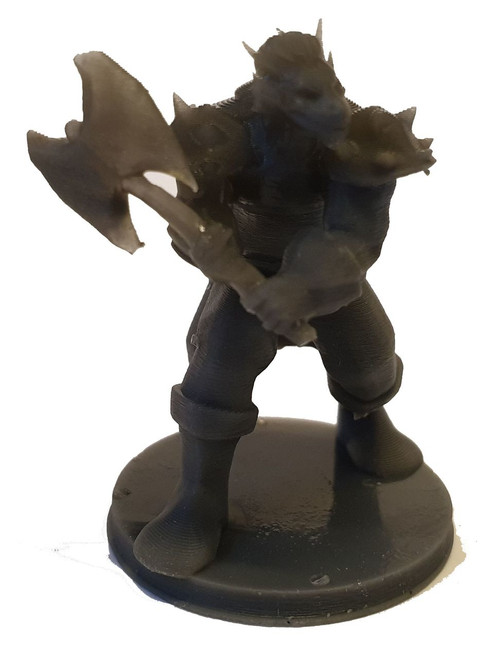 Dragonborn Barbarian double-headed axe