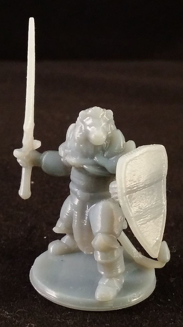 Lion Folk cleric with sword