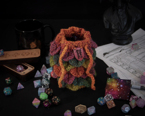 "Keyleth" Crochet Dice Bag