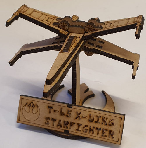 X-Wing Fighter with stand