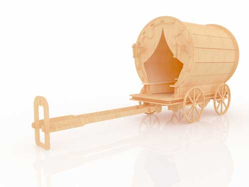 Pot-Cart Gypsy Wagon