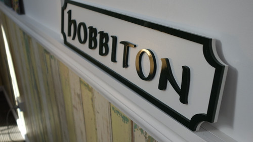 Hobbiton Layered Sign
