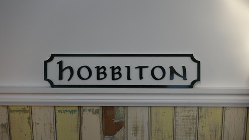 Hobbiton Layered Sign