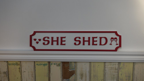 She Shed Layered Sign