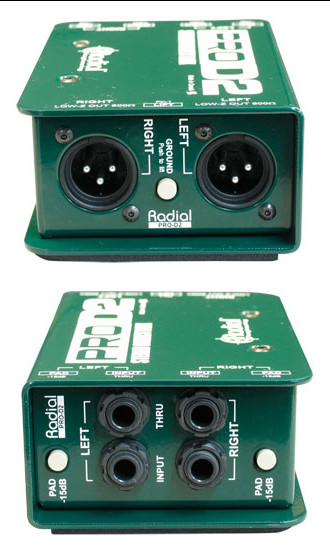 Radial Engineering Pro-D2 Stereo Passive Direct Box