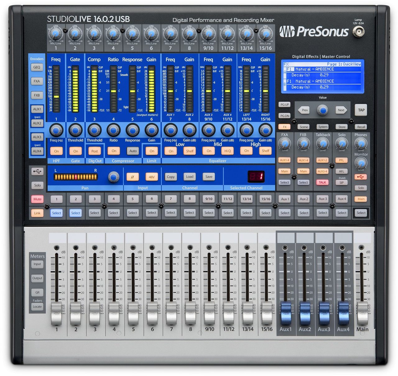 PreSonus StudioLive 16.0.2 USB Performance / Recording Digital Mixer