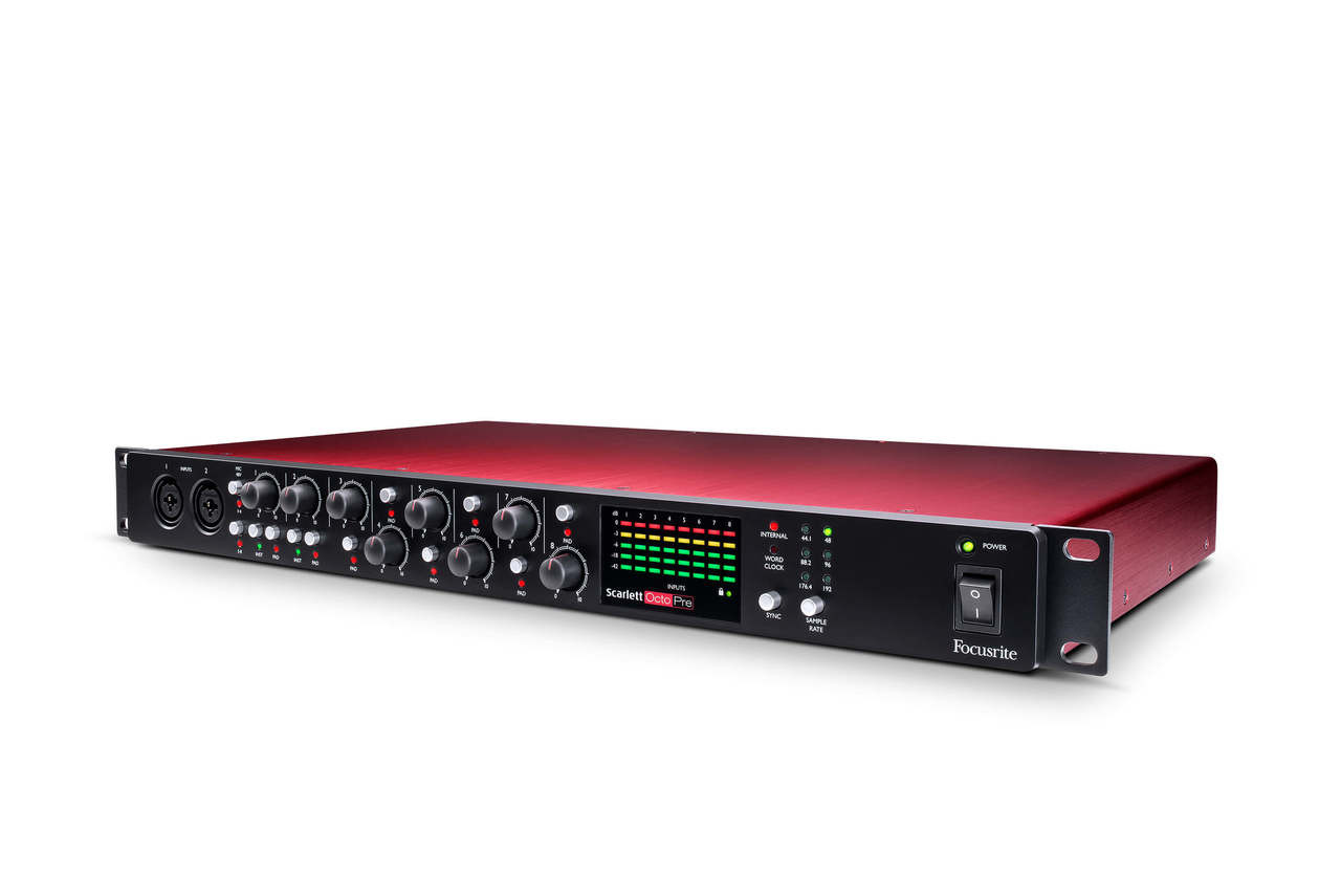 Focusrite Scarlett Octopre Eight-channel Mic Preamp w/ADAT Output
