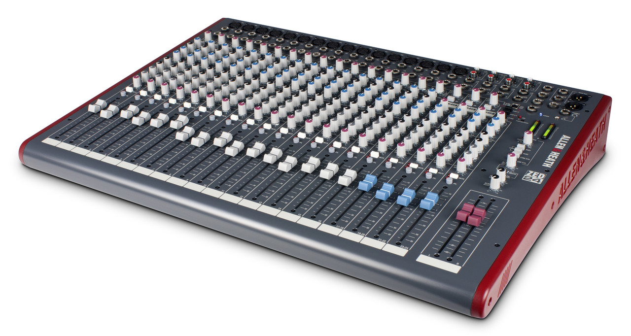 ミミ Allen & Heath ZED-24 Live Sound & Recording Mixer w/USB - Lunchbox