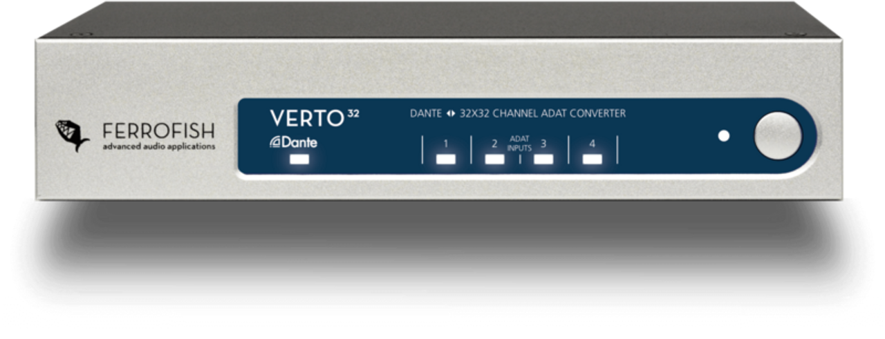 Ferrofish Verto 32 32 Channel Adat Dante Format Converter