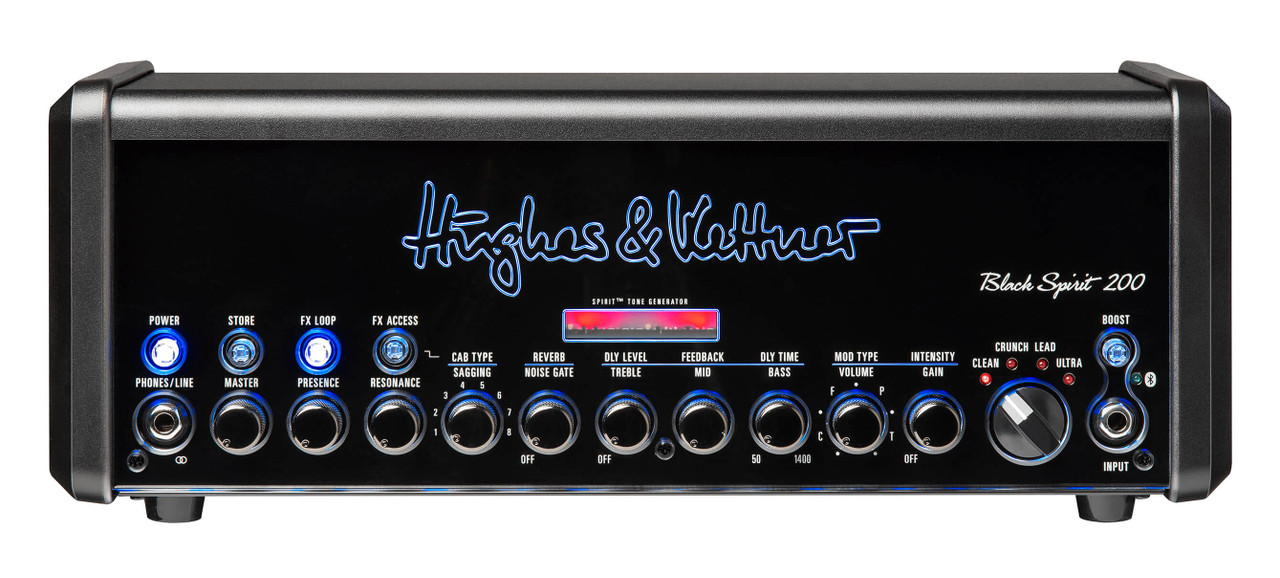 Hughes & Kettner Black Spirit 200 -- 200W/20W/2W, 4 Channel, Head