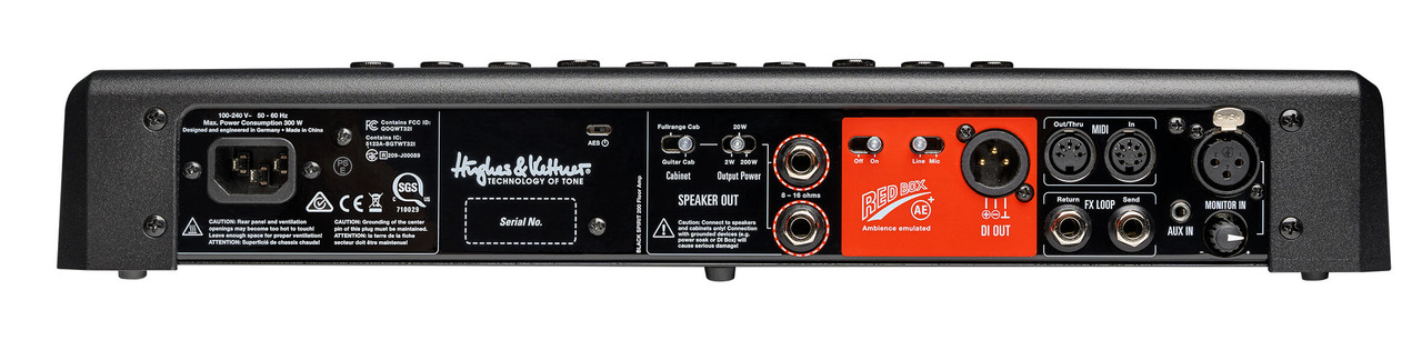 Hughes & Kettner Black Spirit 200 Floor -- 200 Watt Floorboard