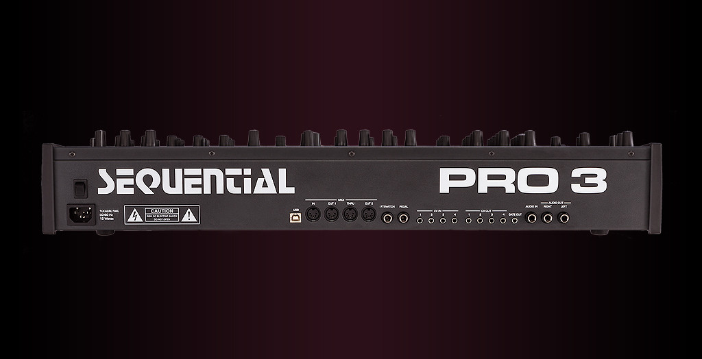 Sequential Pro 3 Multi-Filter Mono/Paraphonic Synth (SEQ-3400)