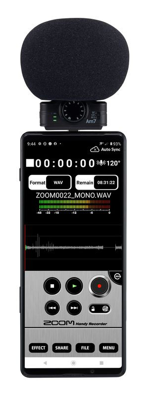 ZOOM AM7 Android Stereo Microphone