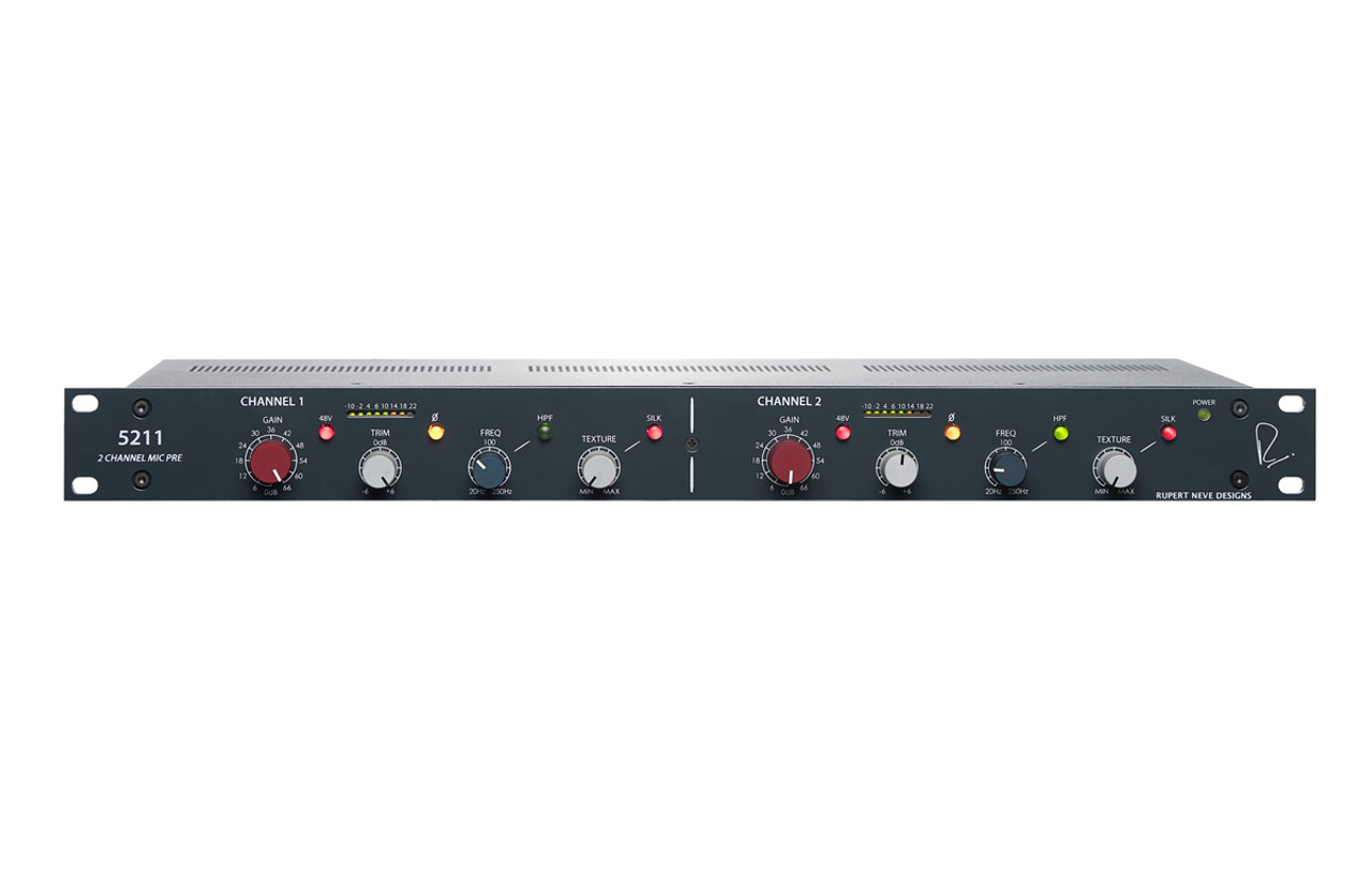 Rupert Neve 5211 2ch マイクプリアンプ | Shelford The 5211 2-Channel Mic Preamp — Rupert Neve Designs