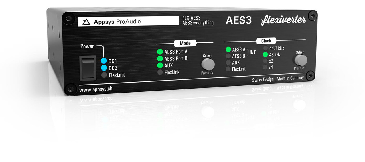 Appsys Flexiverter AES3 16x16 channel format converter for AES/EBU