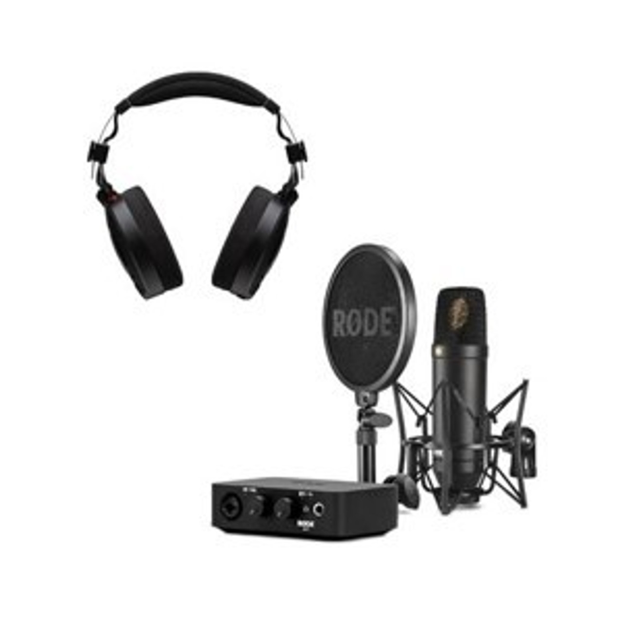 Rode Complete Studio Kit with AI-1 Audio Interface, NT1 Microphone, SM6  Shockmount, and Cables