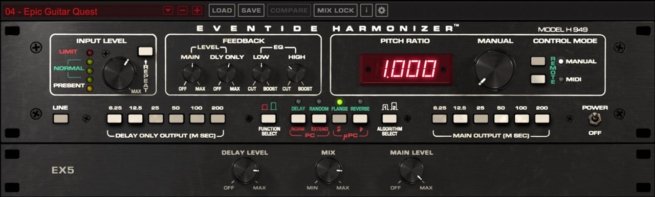 Eventide H949 Harmonizer De-Glitched Pitch Shift Plug-In