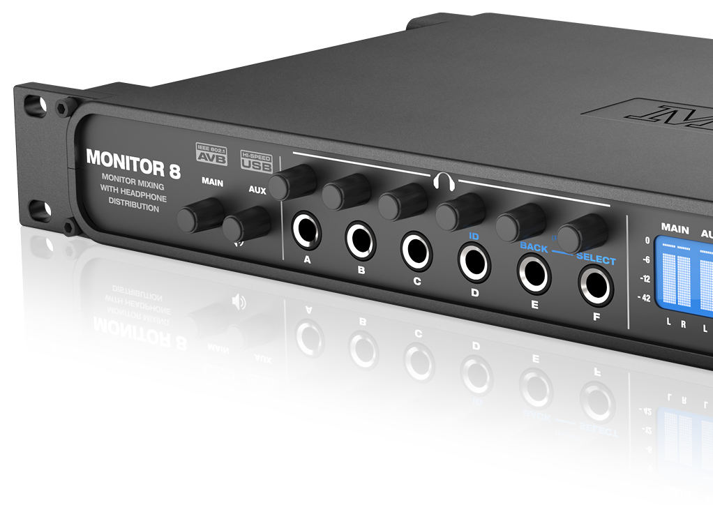MOTU Monitor 8 Audio Interface with Monitor Mixing & Headphone Distribution