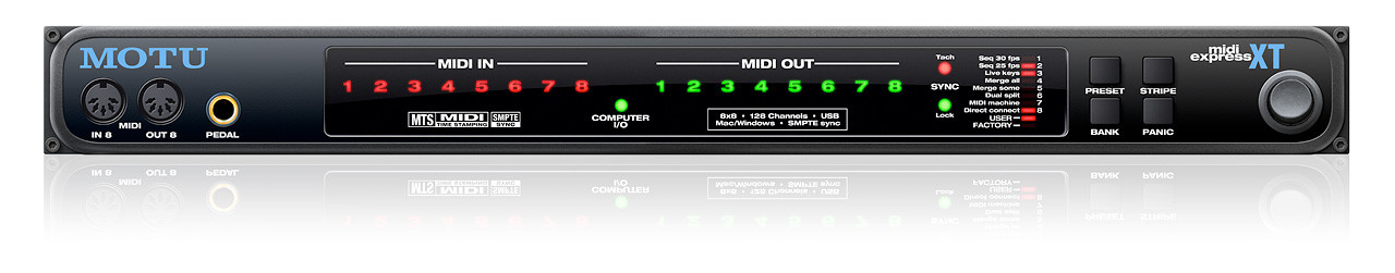 MOTU MIDI Express XT 8x8 USB MIDI interface