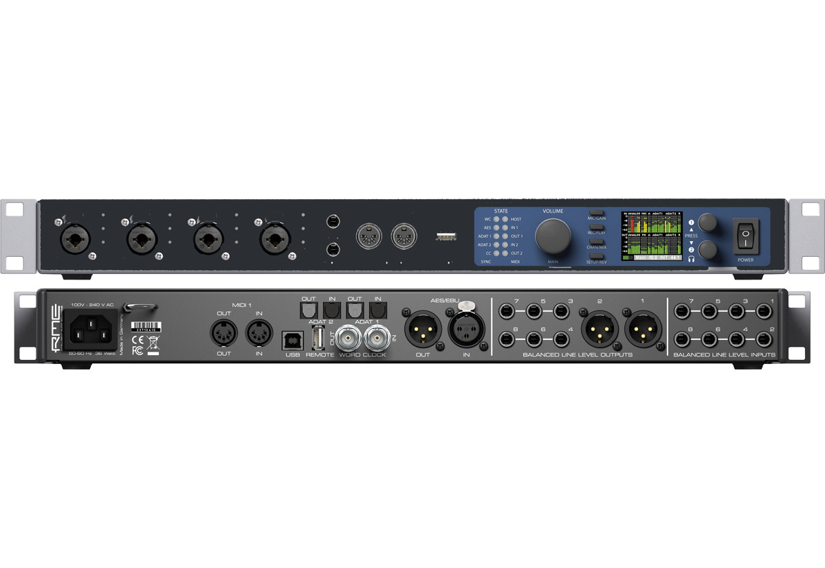 RME Fireface UFX II 60-channel USB 2.0 Audio Interface