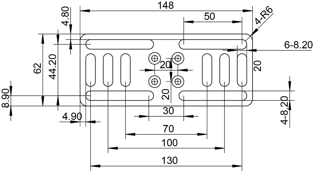 Universal Mount System Triad-Orbit SM-UM1 Speaker Mount Universal Mounting System