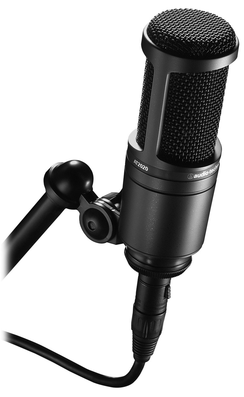 Audio-Technica AT2020 Side-Address Condenser Microphone - Lunchbox