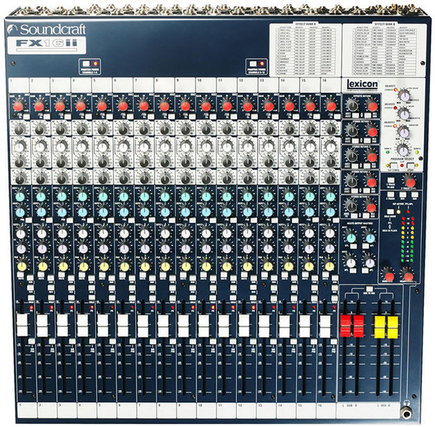 Soundcraft FX16ii 16-Channel Audio Mixer - Thumbnail 5