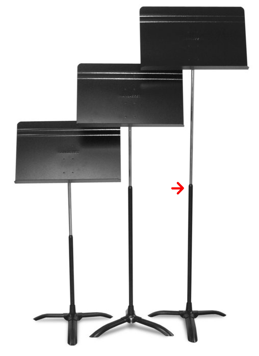 Manhasset M4801 Black Symphony Music Stand - Canada's Favourite Music