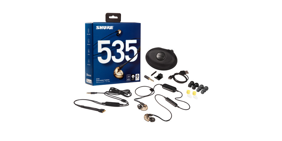 Shure SE535 Sound Isolating Earphones with Detachable Cable