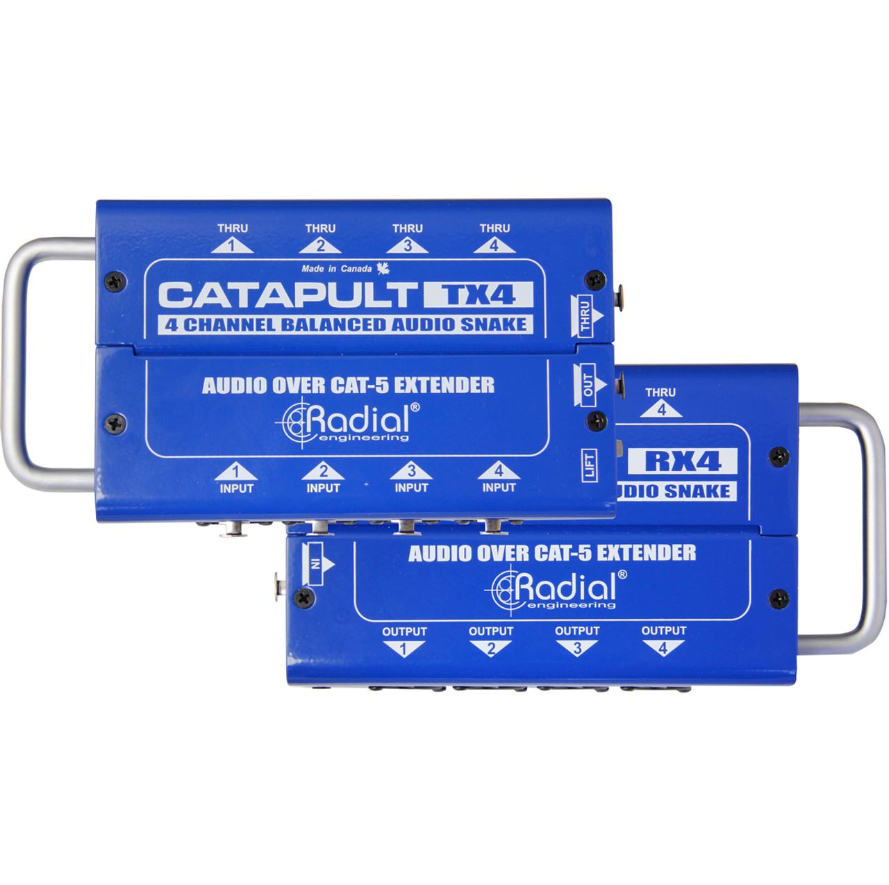 Radial Catapult Mini TRS - Compact 4-Channel Cat 5 Audio Snake Transmi
