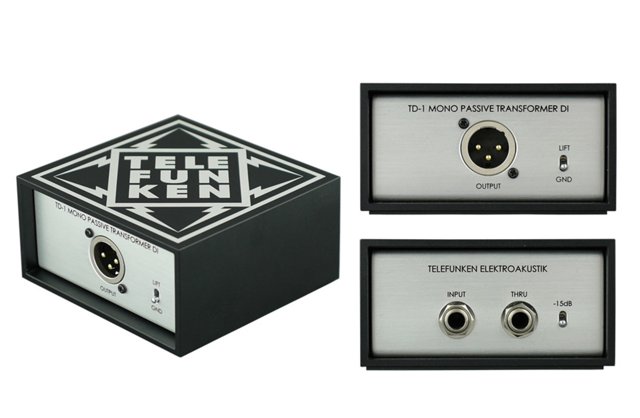 Telefunken TD-1 Passive Mono Direct Box