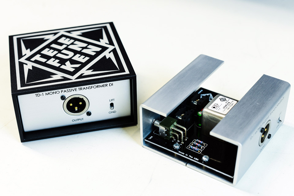 ベース TELEFUNKEN / TD-1 MONO PASSIVE DI Telefunken TD-1 Passive Mono Direct Box