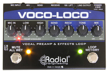 Radial Engineering Voco-Loco Effects Switcher for Voice or Instrument Radial Engineering Voco-Loco Effects Switcher for Voice or Instrument
