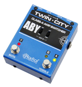 Radial Engineering Bones Twin-City ABY Amp Switcher Radial Engineering Bones Twin-City ABY Amp Switcher
