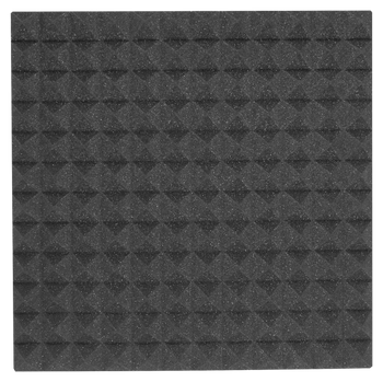 Auralex 12x 2" x 24" x 24" Studiofoam Pyramid Charcoal - A Auralex 12x 2" x 24" x 24" Studiofoam Pyramid Charcoal - A