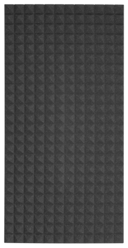 Auralex 6x 4" x 24" x 48" Studiofoam Pyramid, Charcoal Auralex 6x 4" x 24" x 48" Studiofoam Pyramid, Charcoal