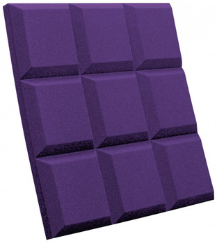 Auralex 16x 2" x 24" x 24" SonoFlat Grid panels, Purple Auralex 16x 2" x 24" x 24" SonoFlat Grid panels, Purple