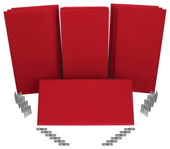 Auralex ProPanel ProKit 1 in Red SonoSuede Auralex ProPanel ProKit 1 in Red SonoSuede