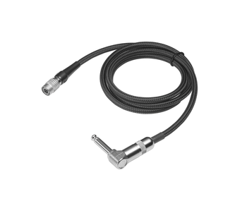 Audio-Technica AT-GRCW PRO Professional Instrument Input Cable W/ 90-Degree 1/4" Phone Plug Audio-Technica AT-GRCW PRO Professional Instrument Input Cable W/ 90-Degree 1/4" Phone Plug